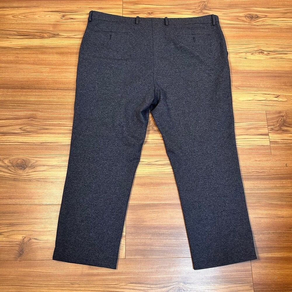 Murano Zac Fit Pants Mens 46x29 Gray Ultimate Modern Comfort Stretch Dress Chino - Picture 4 of 9